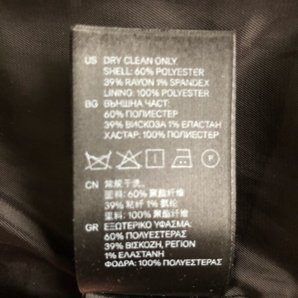 H & M Herringbone Open Front Jacket - image 6